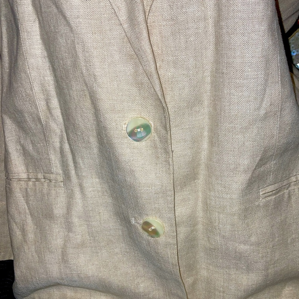 100% Linen Shell 100% Polyester Lining - image 2